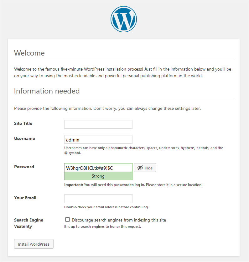 WordPress + Docker 快速搭建网站教程 WordPress + Docker 快速搭建网站教程